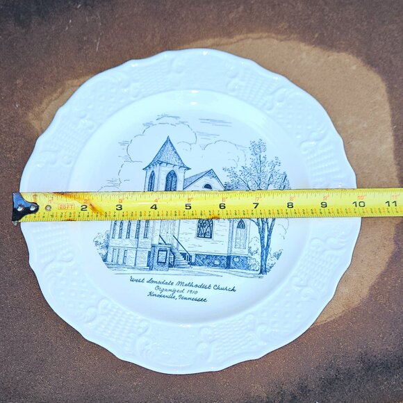 5 For $25 Commemerative Church Founding Plate 1910 - Picture 6 of 6